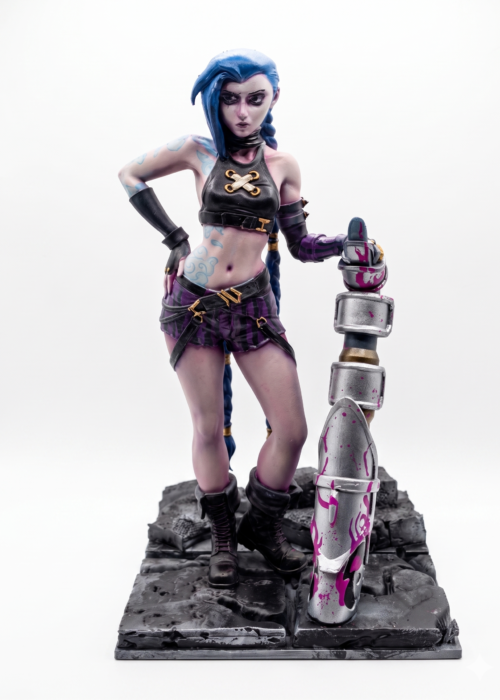 Jinx League of Legends Statue